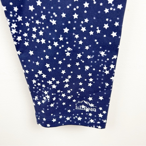 L.L. Bean Star Print Navy Leggings Size XL - Picture 5 of 9